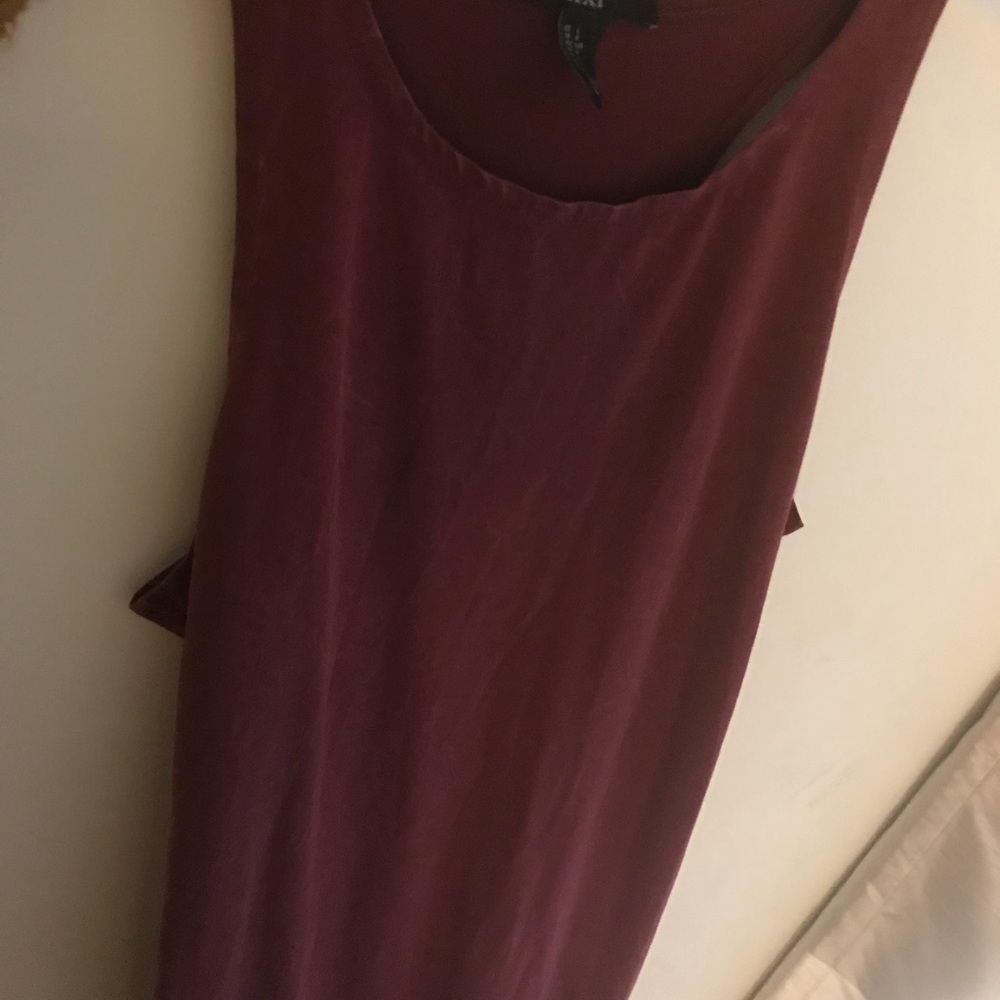 Forever 21 Acidwash Racerback Dress